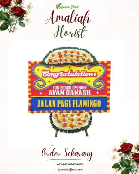 Sewa Papan Bunga Woniki